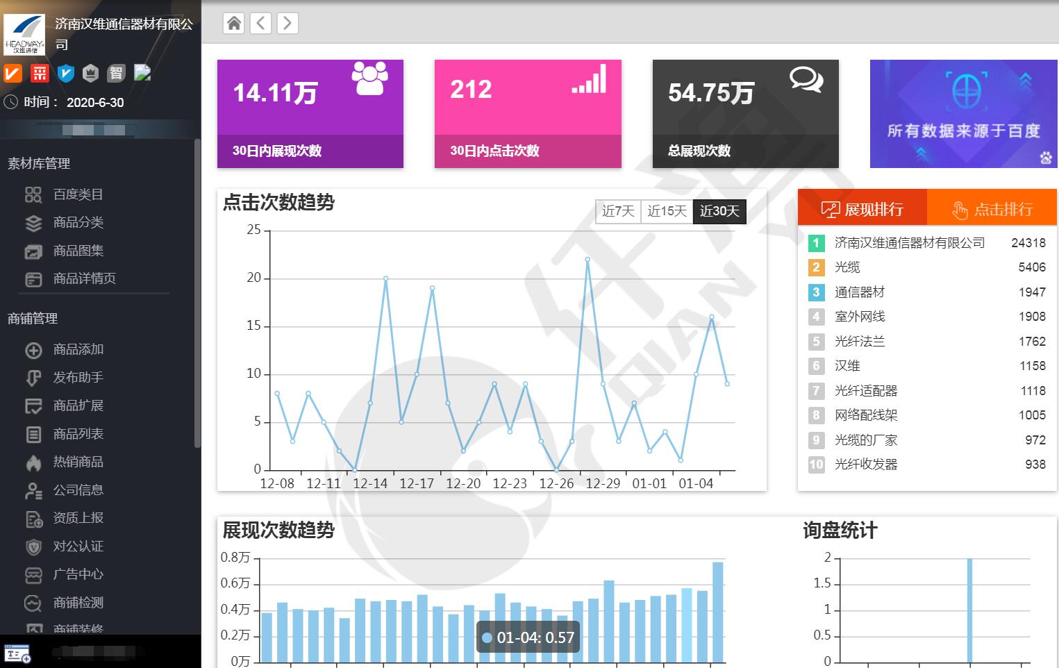 濟(jì)南漢維通信器材有限公司